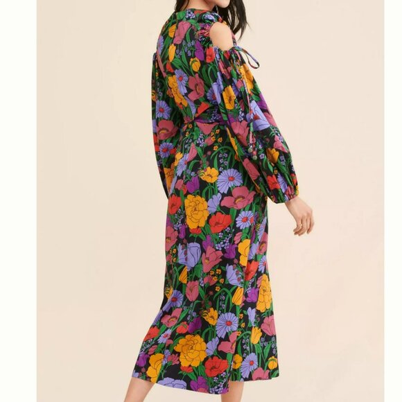 FARM Rio Bucolic Garden Sleeve Cut Out Dress - Picture 4 of 15